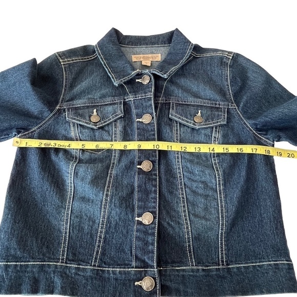 Nine West Vintage America Collection Blue Denim Jacket Size Small - Picture 11 of 15